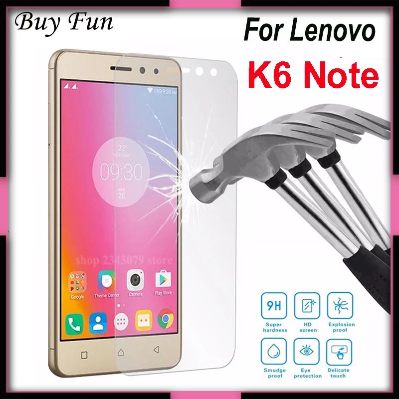 For Tempered Glass Lenovo K6 Note Screen Protector Vibe K 6 K53a48 Protective Flim | Мобильные телефоны и аксессуары