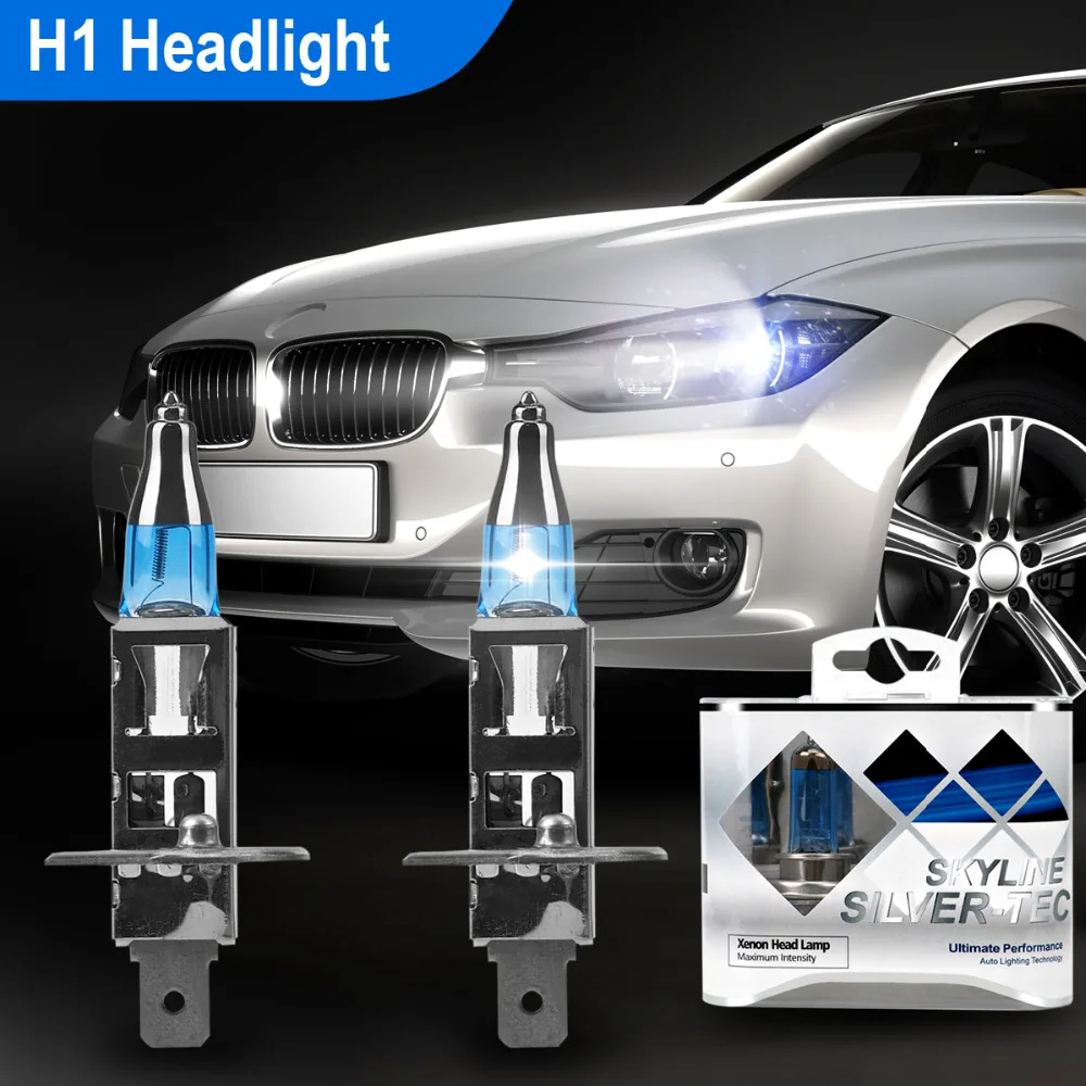 PAIR HONDA Xenon White H7 Halogen Headllight Dipped Bulbs 6000k