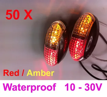 Tkeapl THTMH Wholsales 50X 12V 24V Multi-Voltage DC RED / AMBER Side Light LED Marker Trailer Truck Turn Clearance Lamp
Tkeapl THTMH Wholsales 50X 12V 24V Multi-Voltage DC RED / AMBER Side Light LED Marker Trailer Truck Turn Clearance Lamp