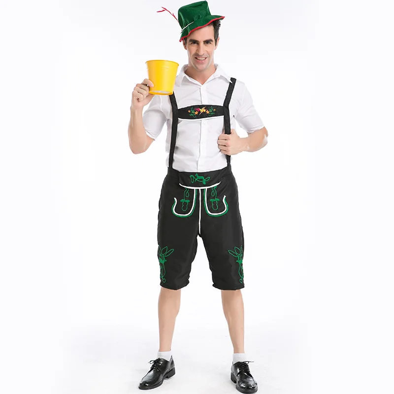 Hot Mens Lederhosen Bavarian Octoberfest German Festival Beer Costume Adult Oktoberfest Beer men Costume for Halloween Party 
Hot Mens Lederhosen Bavarian Octoberfest German Festival Beer Costume Adult Oktoberfest Beer men Costume for Halloween Party