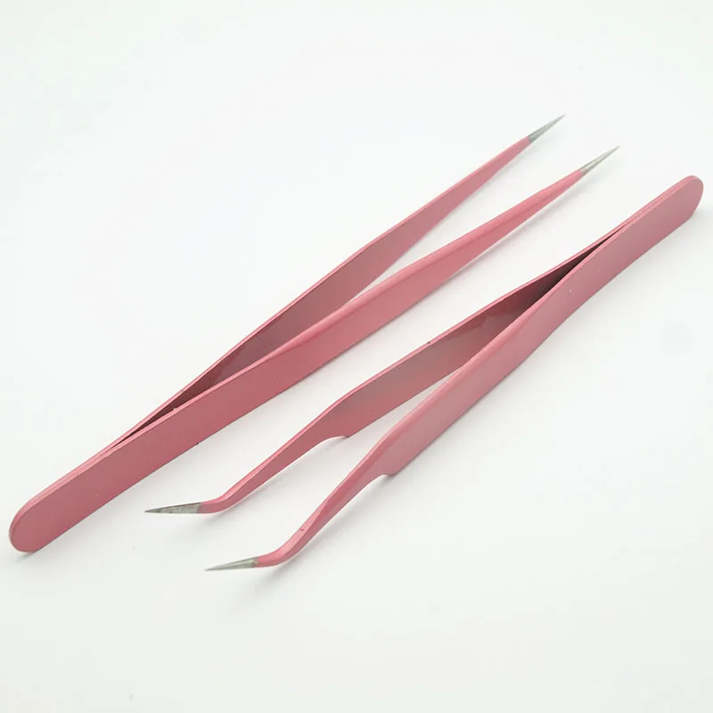 EasyNail 2PCS Pink Straight & Curved Tweezer For Eyelash Extensions Nail Art Nippers Hot Sell.
EasyNail 2PCS Pink Straight & Curved Tweezer For Eyelash Extensions Nail Art Nippers Hot Sell.
