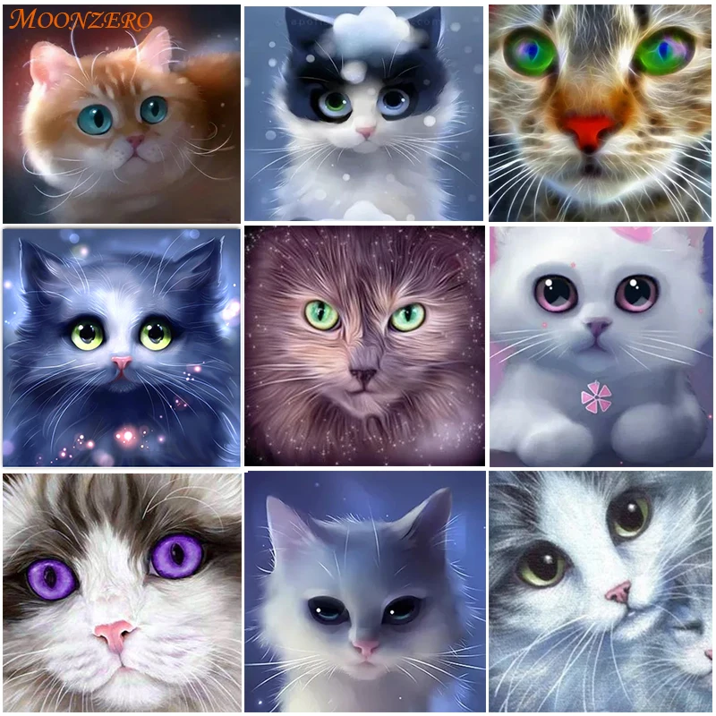 5D Diy Diamond Paint Cartoon Animal Cat 3D Cross Stitch Diamond Full Embroidery Rhinestone Set Home Decoration Wall Sticker
5D Diy Diamond Paint Cartoon Animal Cat 3D Cross Stitch Diamond Full Embroidery Rhinestone Set Home Decoration Wall Sticker