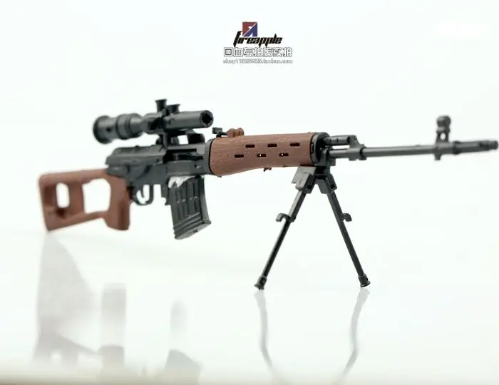 Fit 1/6 Scale 12 Inch Soldier Figure Gun Model Diy Assemble Weapon Russian SVD Sniper Rifle A Dark Red Grain No Original Package
Fit 1/6 Scale 12 Inch Soldier Figure Gun Model Diy Assemble Weapon Russian SVD Sniper Rifle A Dark Red Grain No Original Package