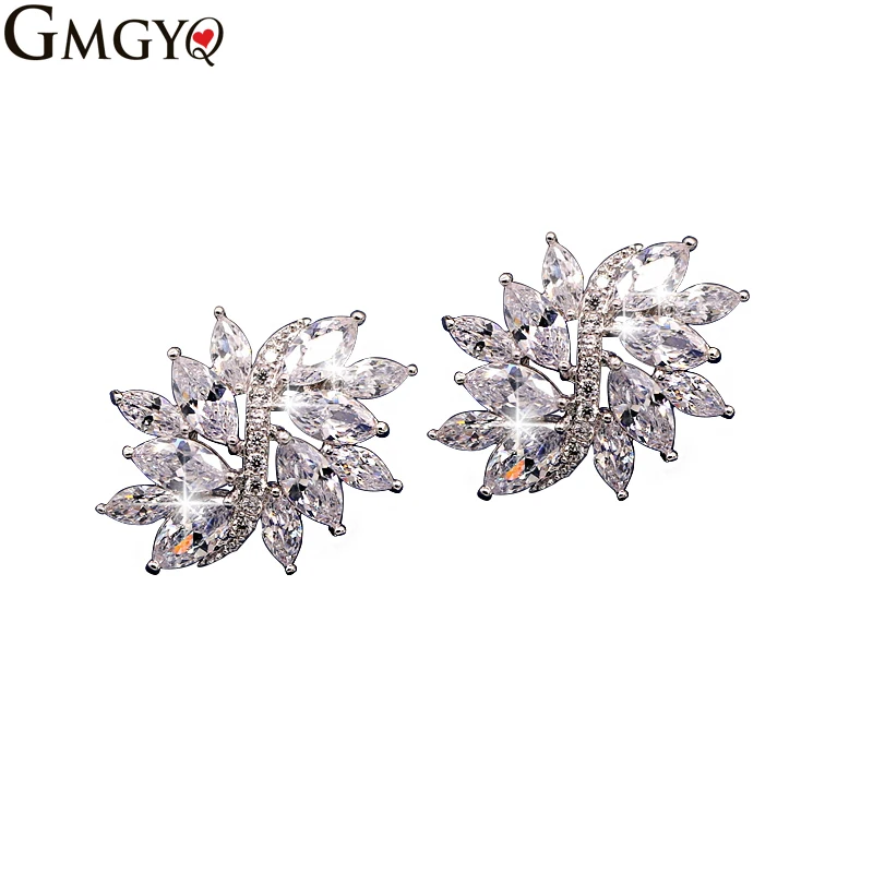 GMGYQ Delicate Cubic Zirkoonkristal Met Sliver Kleur Handgemaakte Modieuze Flower Stud Earring Voor Vrouwen Jewelry For Women
GMGYQ Delicate Cubic Zirkoonkristal Met Sliver Kleur Handgemaakte Modieuze Flower Stud Earring Voor Vrouwen Jewelry For Women