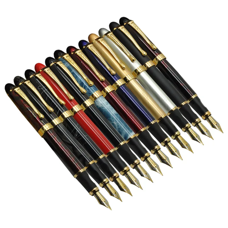 1pc/lot Gold Clip Fountain Pen Fine Nib Jinhao 450 Luxury Business Gift Ink Pens School Office Supplies Writing Stationery
1pc/lot Gold Clip Fountain Pen Fine Nib Jinhao 450 Luxury Business Gift Ink Pens School Office Supplies Writing Stationery