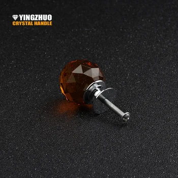 30mm Tiradores Muebles New Furniture Fittings Orange Crystal Glass Clear Cupboard Door / Drawer Knobs Pull Handle Kitchen
30mm Tiradores Muebles New Furniture Fittings Orange Crystal Glass Clear Cupboard Door / Drawer Knobs Pull Handle Kitchen