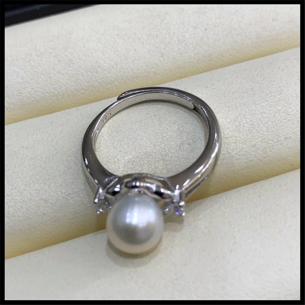 Classic Rings Resizable Design Rings Base 925 Silver Pearl Rings Settings Women DIY Pearl Rings Accessory No Pearl
Classic Rings Resizable Design Rings Base 925 Silver Pearl Rings Settings Women DIY Pearl Rings Accessory No Pearl