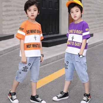 Kid Clothes Summer Boy Clothing Set 2019 Children Clothes Boutique Big Boys Clothes Toddler Outfits T-shirts + Denim Shorts
Kid Clothes Summer Boy Clothing Set 2019 Children Clothes Boutique Big Boys Clothes Toddler Outfits T-shirts + Denim Shorts