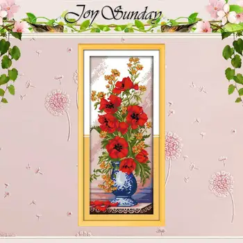 Poppy Celadon Vase Counted Cross Stitch 11CT 14CT Cross Stitch flowers Cross Stitch Kits for Embroidery Home Decor Needlework
Poppy Celadon Vase Counted Cross Stitch 11CT 14CT Cross Stitch flowers Cross Stitch Kits for Embroidery Home Decor Needlework