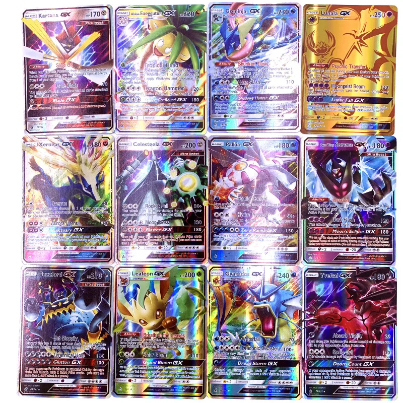 GX MEGA Shining Cards Game Battle Carte 200 Pcs 25 50pcs 100pcs Trading Cards Game Children Pokemons Toy
GX MEGA Shining Cards Game Battle Carte 200 Pcs 25 50pcs 100pcs Trading Cards Game Children Pokemons Toy
