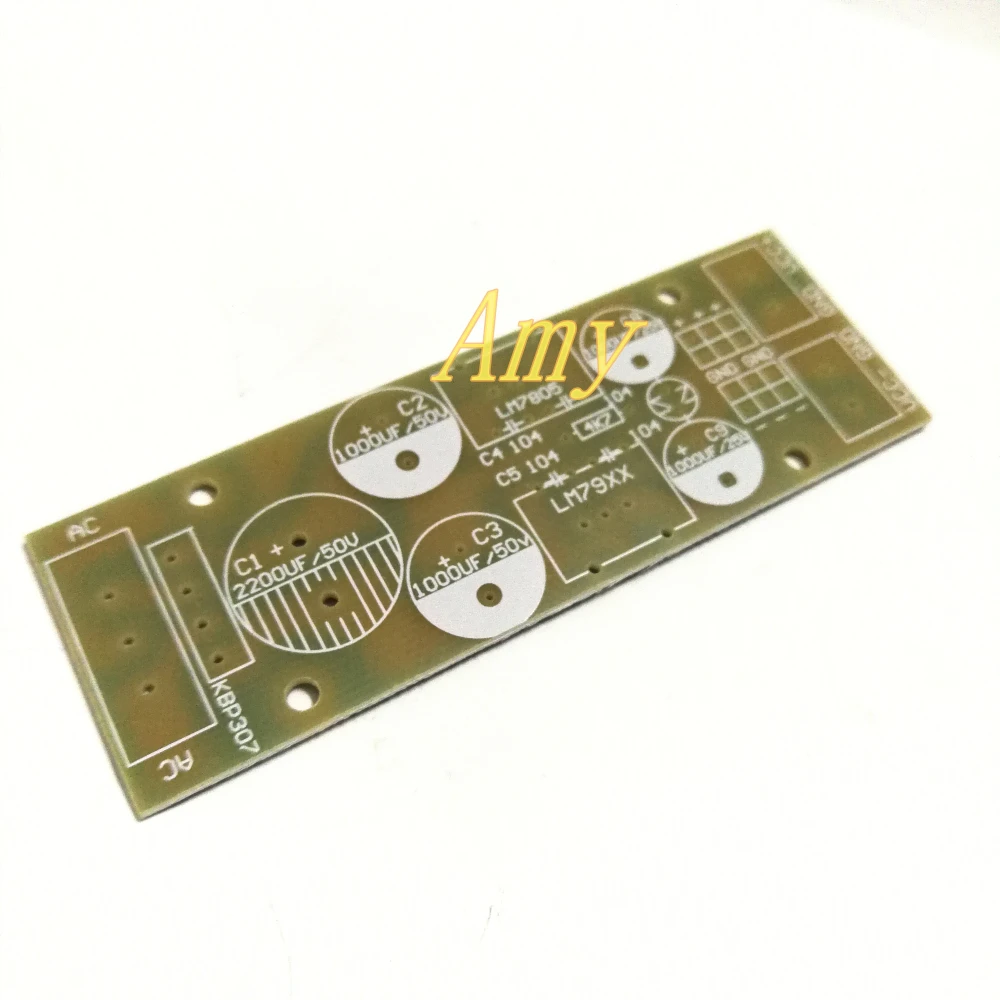10pcs/lot L78XX+L79XX series voltage regulator output positive and negative voltages empty empty board PCB board 7805+7905
10pcs/lot L78XX+L79XX series voltage regulator output positive and negative voltages empty empty board PCB board 7805+7905