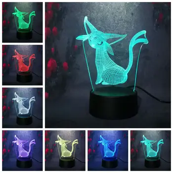 Creative 3D Night Light Pokemon Espeon 7 Color Change LED Light USB kid Birthday Gift Illusion Ambient Light table Lamp
Creative 3D Night Light Pokemon Espeon 7 Color Change LED Light USB kid Birthday Gift Illusion Ambient Light table Lamp