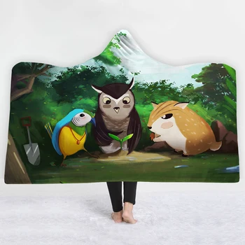 Cartoon Owl squirrel Blanket keep Warm soft comfortable twin full size new blanket with hat kids girl boys style blanket
Cartoon Owl squirrel Blanket keep Warm soft comfortable twin full size new blanket with hat kids girl boys style blanket