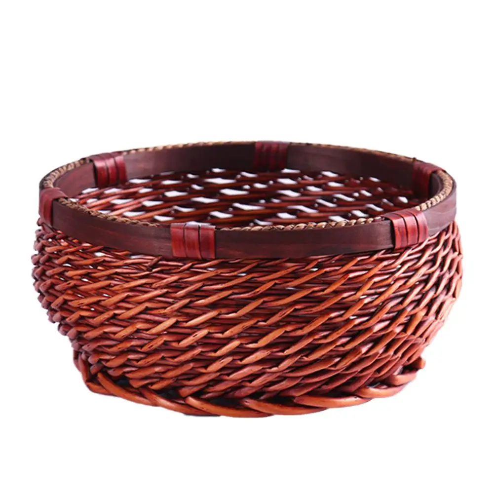 25CM Home Storage Wicker Vegetable Fruit Basket Storage Basket Kitchen Storage Organizer Vegetable Container Garden Flower Pot
25CM Home Storage Wicker Vegetable Fruit Basket Storage Basket Kitchen Storage Organizer Vegetable Container Garden Flower Pot