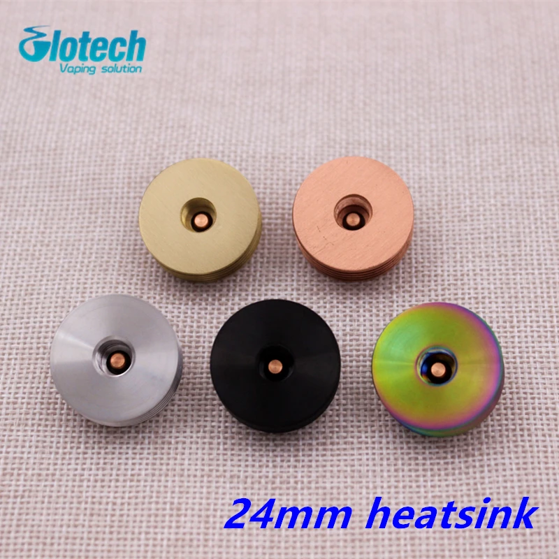 Glotech Heat Sink Adaptor 510 Finned Heat Sink for Rebuildable Atomizers 510 Thread BottomFit 510 RDA Mod Box 24mm diameter
Glotech Heat Sink Adaptor 510 Finned Heat Sink for Rebuildable Atomizers 510 Thread BottomFit 510 RDA Mod Box 24mm diameter