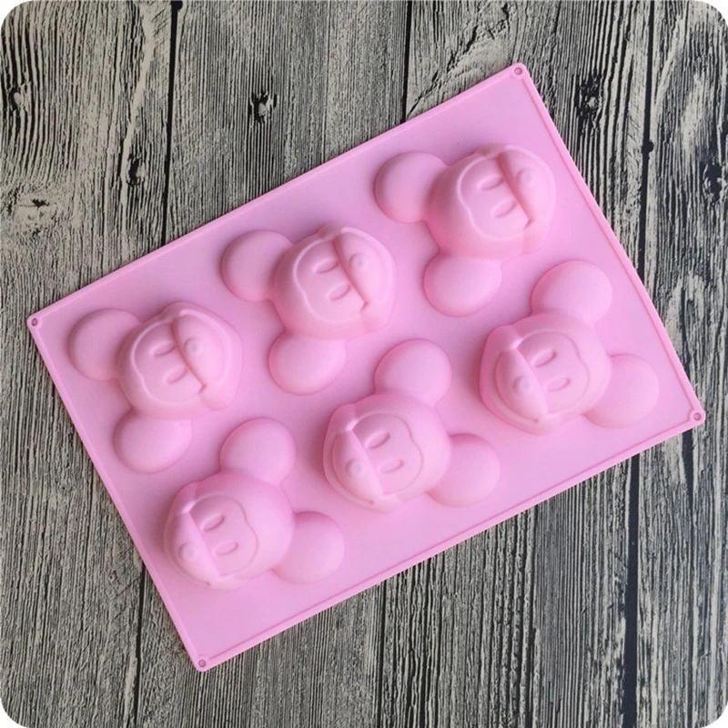Silicone Mold Mickey Mouse Shape Cake Chocolate Cookies Baking Mould Ice Cube Soap Molds Tray Bakware Cake Tool
Silicone Mold Mickey Mouse Shape Cake Chocolate Cookies Baking Mould Ice Cube Soap Molds Tray Bakware Cake Tool