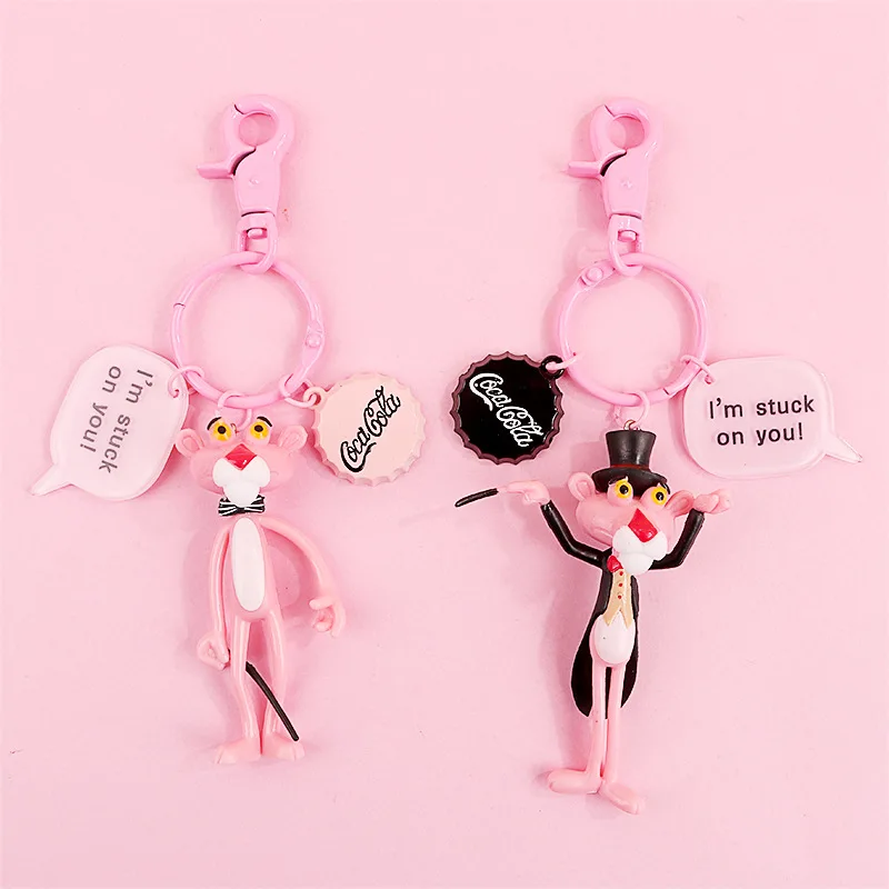 Cute Pink Naughty Leopard Doll Keychain DIY Keyrings Pendant for Women Girl Bag Backpack Charms Car Key Holder Accessories
Cute Pink Naughty Leopard Doll Keychain DIY Keyrings Pendant for Women Girl Bag Backpack Charms Car Key Holder Accessories