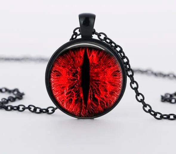 SUTEYI Red Cat Eye Necklace Charms Dragon Eyes Photo Glass Cabochon Pendnat Handmade Black Chain Necklaces Women Men Jewelry
SUTEYI Red Cat Eye Necklace Charms Dragon Eyes Photo Glass Cabochon Pendnat Handmade Black Chain Necklaces Women Men Jewelry