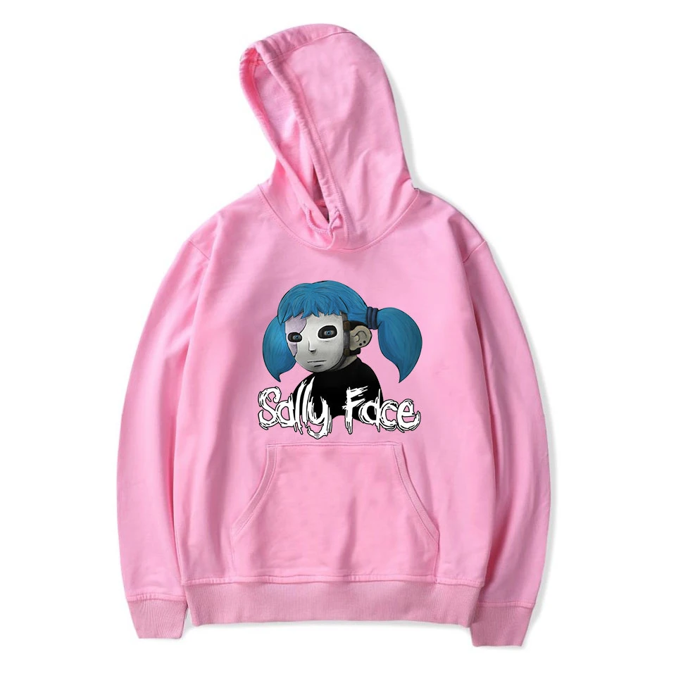 New hot game Sally Face Sweatshirt Hoodie for Boy Girls cap Pullovers Game Sally Face Eyes printed pink hoodie children clothes
New hot game Sally Face Sweatshirt Hoodie for Boy Girls cap Pullovers Game Sally Face Eyes printed pink hoodie children clothes