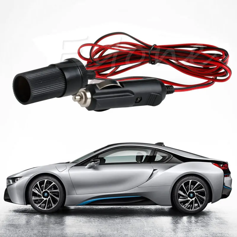 New 1 Pc 3M DC 12V 24V Auto Car Cigarette Lighter Power Plug Socket Cord Adapter Extension Cable
New 1 Pc 3M DC 12V 24V Auto Car Cigarette Lighter Power Plug Socket Cord Adapter Extension Cable