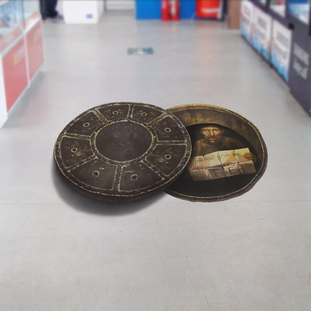 Manhole Cover Old man begging 3D Effect Creative Removable PVC Self-adhesive Waterproof Decal Market Floor Stickers Decorative
Manhole Cover Old man begging 3D Effect Creative Removable PVC Self-adhesive Waterproof Decal Market Floor Stickers Decorative