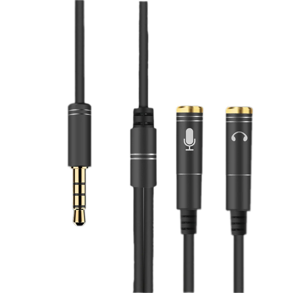 high quality Gold-Plated 3.5mm Jack Headphone+Mic Audio Splitter Aux Extension Adapter Cable Cord for Computer PC Microphone lap
high quality Gold-Plated 3.5mm Jack Headphone+Mic Audio Splitter Aux Extension Adapter Cable Cord for Computer PC Microphone lap