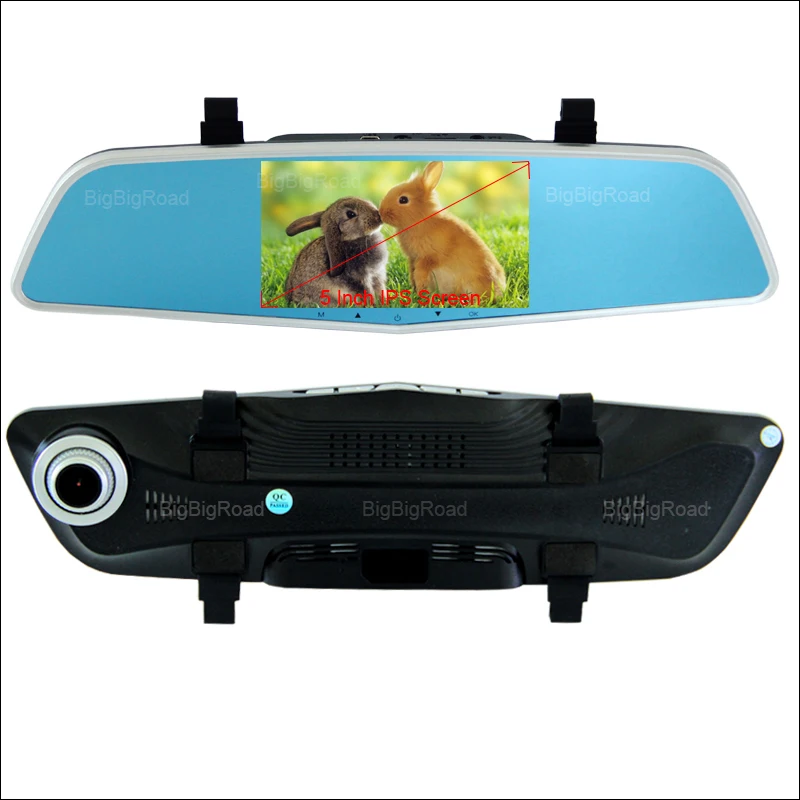 BigBigRoad For mitsubishi l200 outlander ASX lancer Car DVR Rearview Mirror Video Recorder 5 inch IPS Screen dashcam Dual Camera
BigBigRoad For mitsubishi l200 outlander ASX lancer Car DVR Rearview Mirror Video Recorder 5 inch IPS Screen dashcam Dual Camera