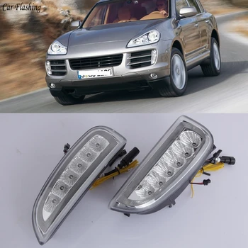 1Pair DRL for Porsche Cayenne I 957 9PA 2006 2007 2008 2009 2010 LED Turn signals position light Daytime Running Light fog lamp
1Pair DRL for Porsche Cayenne I 957 9PA 2006 2007 2008 2009 2010 LED Turn signals position light Daytime Running Light fog lamp