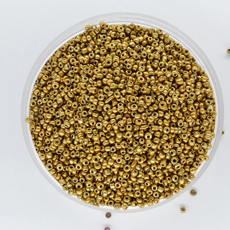 New 2MM 1000 Pcs Dark gold D005 DIY/Handmade Round Czech Crystal Glass Spacer Loose Seed Beads Jewelry Findings Jewelry making
New 2MM 1000 Pcs Dark gold D005 DIY/Handmade Round Czech Crystal Glass Spacer Loose Seed Beads Jewelry Findings Jewelry making