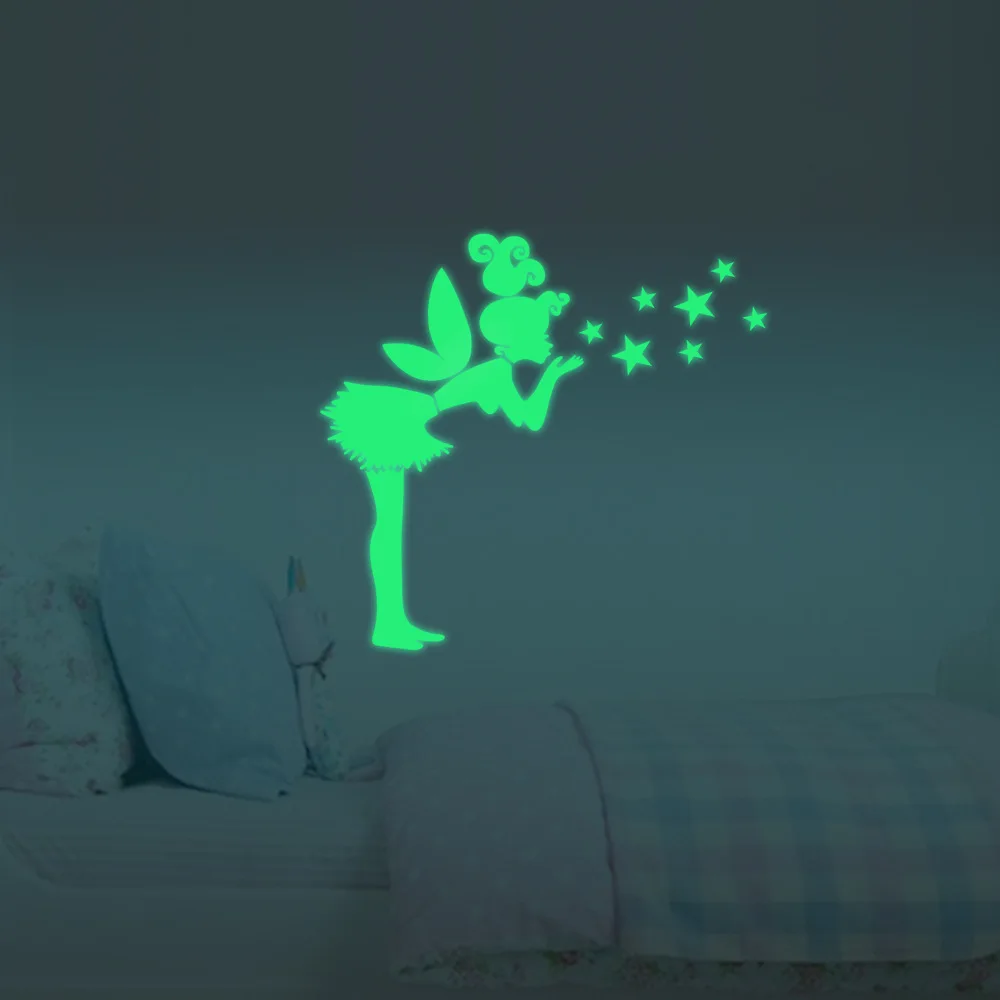 50x57cm Luminous Tinkerbell Decals Fluorescent Stars Wall Stickers Removable DIY Home Decor Great for Children bedroom
50x57cm Luminous Tinkerbell Decals Fluorescent Stars Wall Stickers Removable DIY Home Decor Great for Children bedroom
