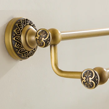 Antique Brass Bronze Towel Holder Towel Shelf European Double Layer Brushed Towel Bar 60cm Bathroom Hardware sets Products hg4
Antique Brass Bronze Towel Holder Towel Shelf European Double Layer Brushed Towel Bar 60cm Bathroom Hardware sets Products hg4