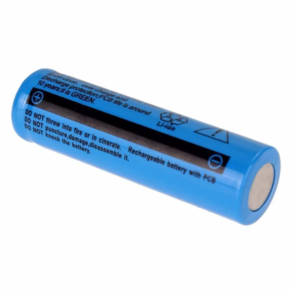 1Pcs Power 1200mAh 3.7V 14500 Rechargeable Li-ion Battery for LED Flashlight
