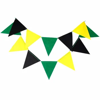 Black Green Yellow Banner, Nursery Flags Bunting Garland For Wedding / Birthday / Baby Shower Party Decoration
Black Green Yellow Banner, Nursery Flags Bunting Garland For Wedding / Birthday / Baby Shower Party Decoration