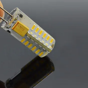 10X G4 LED Silicone Bulb Bi-Pin Base DC 12V G4 Ampoule Lampe Spot 3014 SMD 48 LEDs 50W Halogen Bulb lampada 6W 360 Degree
10X G4 LED Silicone Bulb Bi-Pin Base DC 12V G4 Ampoule Lampe Spot 3014 SMD 48 LEDs 50W Halogen Bulb lampada 6W 360 Degree