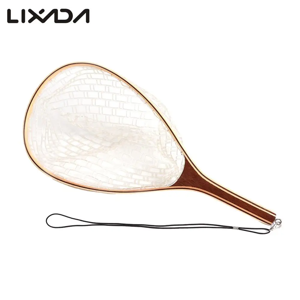 New Landing Fishing Net Wooden Handle Frame Fish Catch Release Net Lightweight Fly Fishing Net Nylon / Rubber Option for Pesca
New Landing Fishing Net Wooden Handle Frame Fish Catch Release Net Lightweight Fly Fishing Net Nylon / Rubber Option for Pesca