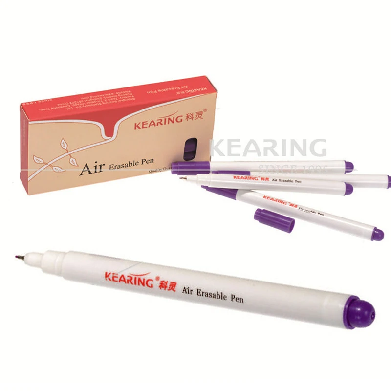 Keling 6pcs/lot Air Erasable Markers Non-toxic Purple Ink Marker for Fabric Pen Clothing
Keling 6pcs/lot Air Erasable Markers Non-toxic Purple Ink Marker for Fabric Pen Clothing