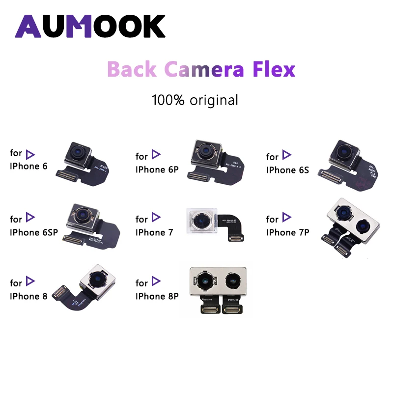 100% Test Rear Camera Back Camera for IPhone 6 6s 7 8 X XR XS MAX With Flash Module Senser For 7 8 Plus Repair Part Replacement 
100% Test Rear Camera Back Camera for IPhone 6 6s 7 8 X XR XS MAX With Flash Module Senser For 7 8 Plus Repair Part Replacement