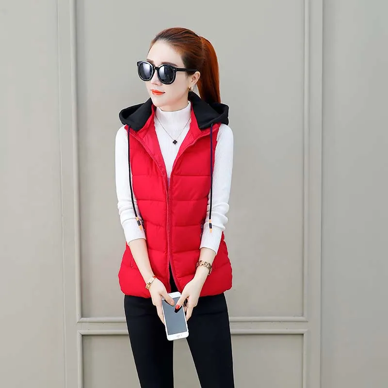 Hndjxxxy new 2018 Patchwork hooded winter vest jacket women zipper pocket casual fashion warm short winter waistcoat women
Hndjxxxy new 2018 Patchwork hooded winter vest jacket women zipper pocket casual fashion warm short winter waistcoat women