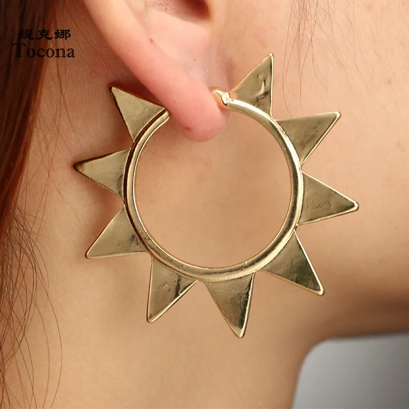 Tocona Vintage Sun Metal Drop Earrings for Women Antique Gold Alloy Dangle Earring Brincos Jewelry Accessories 4378
Tocona Vintage Sun Metal Drop Earrings for Women Antique Gold Alloy Dangle Earring Brincos Jewelry Accessories 4378