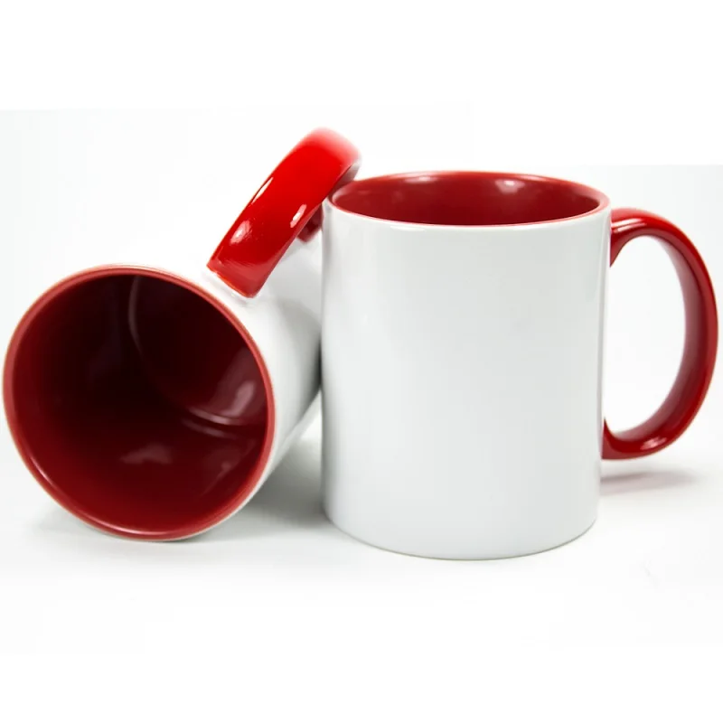 48pcs China Mugs Manufacturer 11oz Inner Colorful Sublimation Ceramic Mug white coated mug with heat transfer printing NO.M003 
48pcs China Mugs Manufacturer 11oz Inner Colorful Sublimation Ceramic Mug white coated mug with heat transfer printing NO.M003