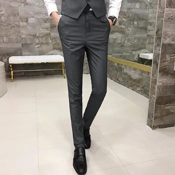 2018 new men's wild fashion trend red suit pants Korean Slim trousers young hair stylist leisure trousers
2018 new men's wild fashion trend red suit pants Korean Slim trousers young hair stylist leisure trousers