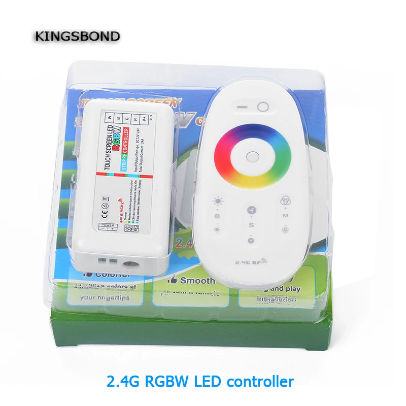 RGBW LED контроллер 2 4G RF беспроводной сенсорный пульт дистанционного управления