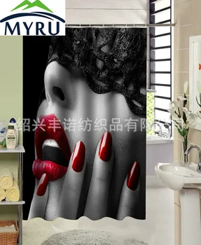 MYRU 3D printing shower curtain polyester custom shower curtain lip beauty shower curtains unique shower curtain for bathroom
MYRU 3D printing shower curtain polyester custom shower curtain lip beauty shower curtains unique shower curtain for bathroom
