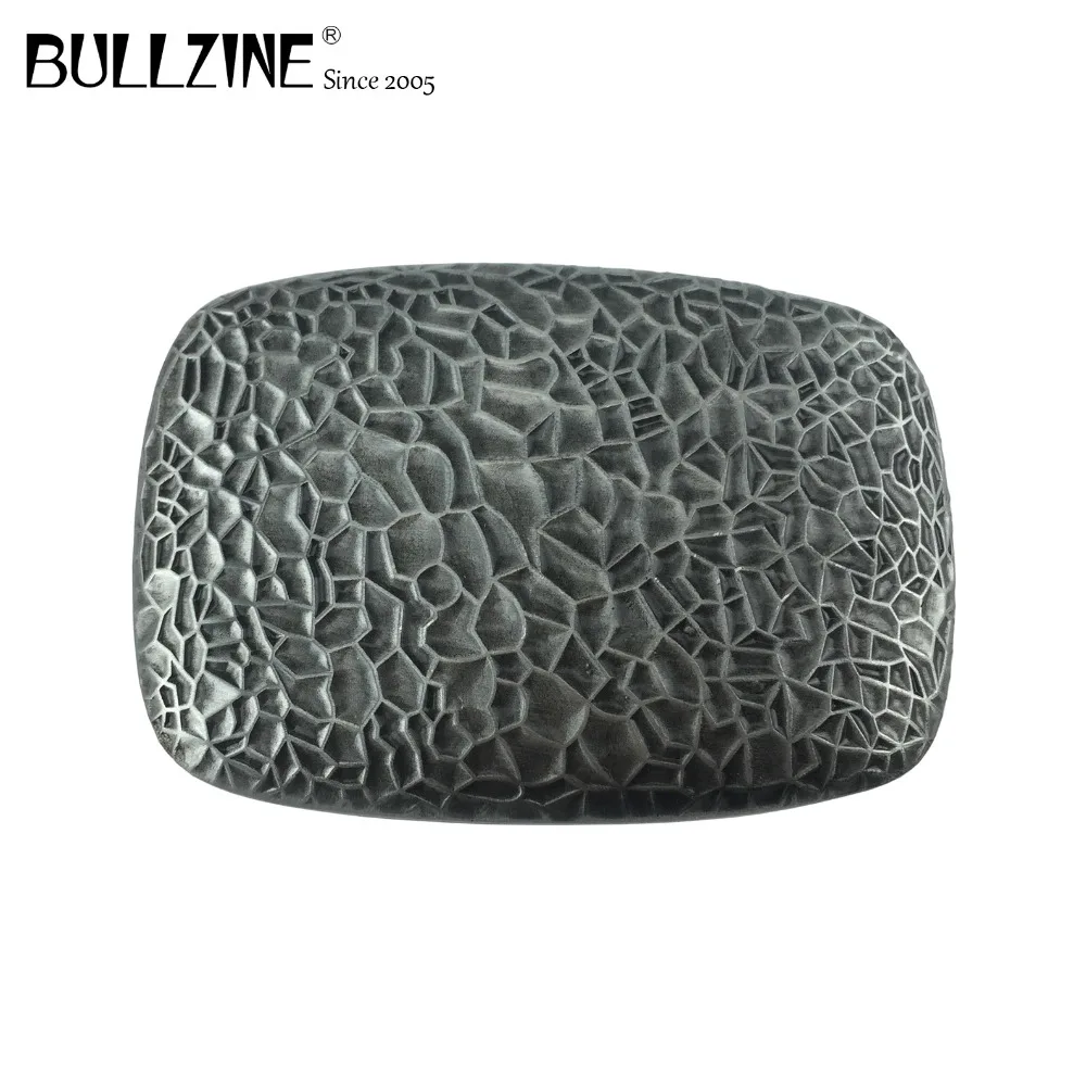 The Bullzine Blank with snake skin lines belt buckle with pewter finishFP-03493 suitable for 4cm width snap on belt
The Bullzine Blank with snake skin lines belt buckle with pewter finishFP-03493 suitable for 4cm width snap on belt