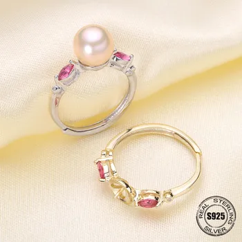 Fashion Pearl Ring Accessories,925 Sterling Silver Ring Findings, Adjustable Ring Jewelry Parts Fittings Mountings DIY Girl Gift
Fashion Pearl Ring Accessories,925 Sterling Silver Ring Findings, Adjustable Ring Jewelry Parts Fittings Mountings DIY Girl Gift