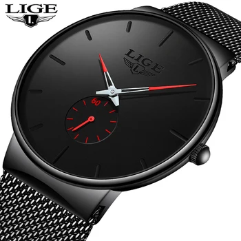 Relogio Masculino LIGE Mens Business Dress Watches Luxury Casual Waterproof Sport Watch Men Simple Dial Quartz Slim Mesh Watch
Relogio Masculino LIGE Mens Business Dress Watches Luxury Casual Waterproof Sport Watch Men Simple Dial Quartz Slim Mesh Watch
