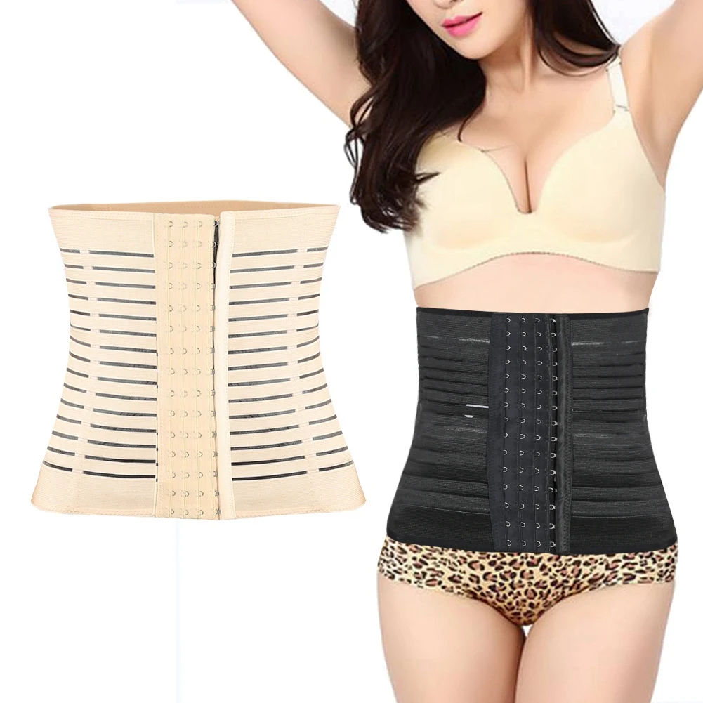 

Woman Postpartum Belly Recovery Belt Lower Back Support Band Waist Cincher Body Shaper Trainer Corset Postnatal Abdomen Slimming