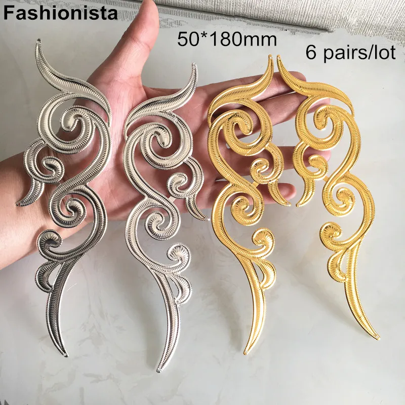 6 Pairs(12 pcs) Large Scroll Ornament 50*180mm Metal Stamping Flowers,Gold-color,Silver-color,Decorative Materials For Crafts
6 Pairs(12 pcs) Large Scroll Ornament 50*180mm Metal Stamping Flowers,Gold-color,Silver-color,Decorative Materials For Crafts