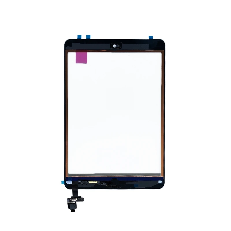 IPHT0209 For ipad Mini 1 Touch Glass Screen Digitizer Home Button Assembly with IC conector + Home button flex (3)