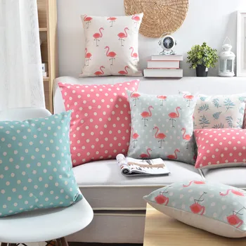Poka Dot Home Decor Cushion Cover Flamingos Linen Cotton Pillow Cove Decorative Throw Pillows Pillowcase Pillowsham
Poka Dot Home Decor Cushion Cover Flamingos Linen Cotton Pillow Cove Decorative Throw Pillows Pillowcase Pillowsham
